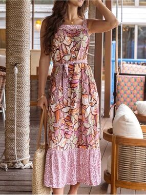 Grace & Lace Floral Summer Maxi Dress in Summer Floral Size XL NWT